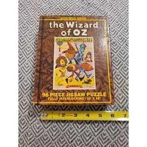 Vintage The Wizard Of Oz Puzzle Storybook Puzzle- 96 Pieces- See Description